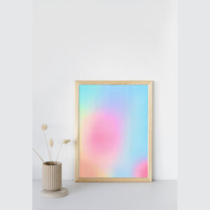 Risographie - Artprint Poster Happy Red, DIN A3