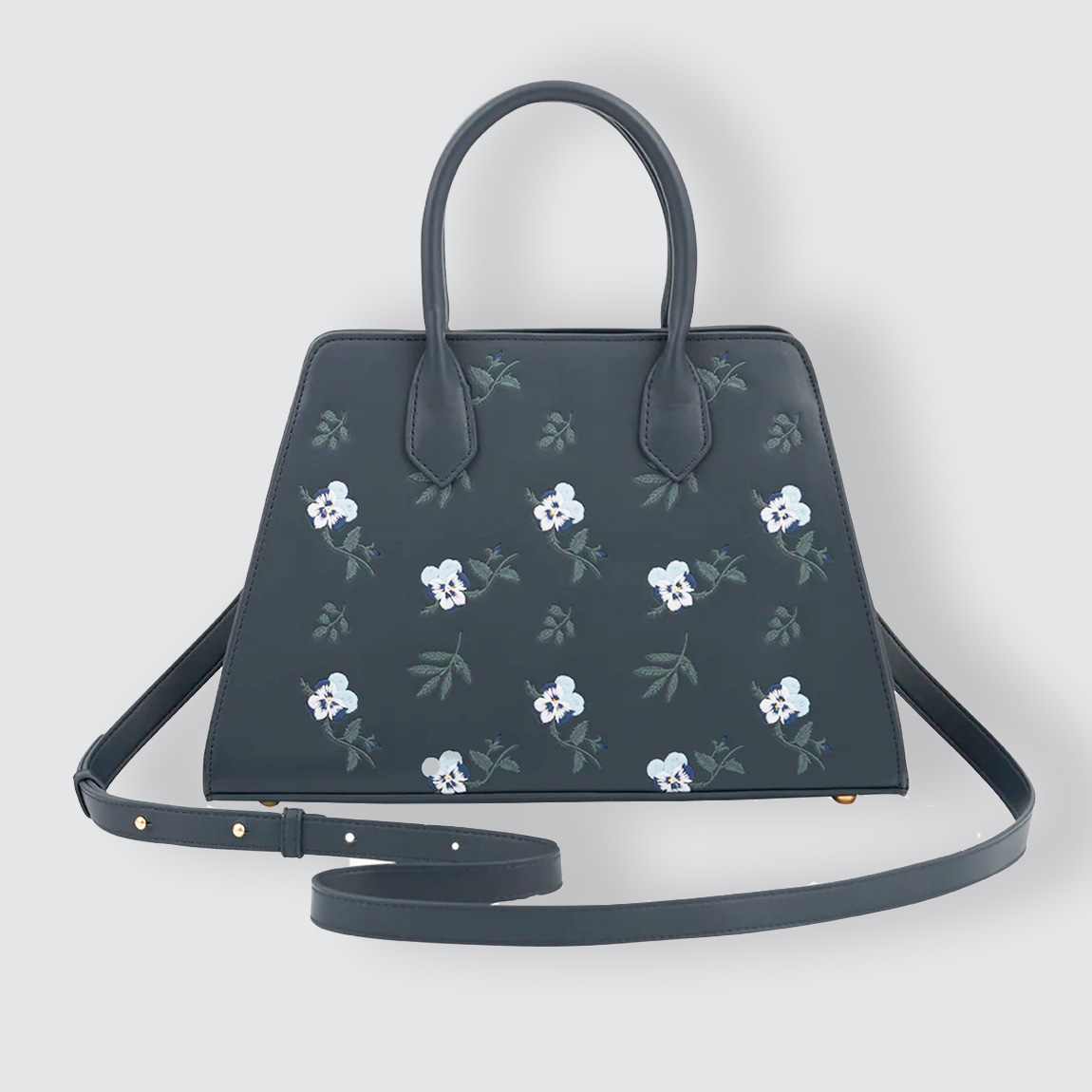 Ditsy Navy Medium Tote Bag – Bild 2