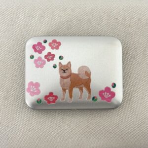 Aufbewahrungsbox Shiba Inu & Pflaumenblüte