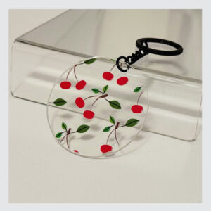 Acrylic Key Holder, Kirsche