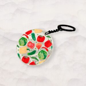 Acrylic Key Holder, Gemüsegarten