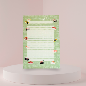 Notizblock A6, Sushi & Kanji