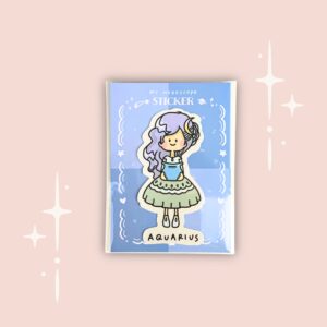 Sticker „My Little Horoscope“ L – Sternzeichen 11 Wassermann (Aquarius)
