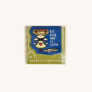 Magnetic Bookmark – Buchengel blau
