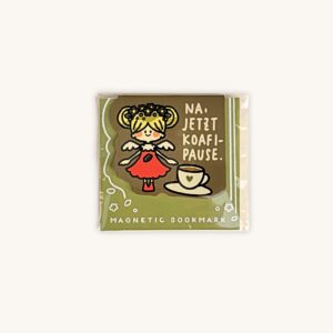 Magnetic Bookmark – Buchengel kaffeebraun