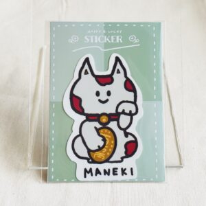 Sticker "Japan Style" L – Maneki Glückskatze