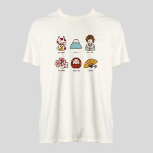 Japanese Style Organic Cotton T-Shirt "Japanliebe"